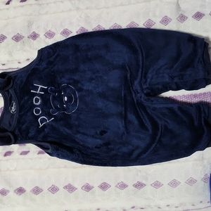 Baby velour overalls